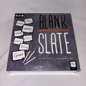 BLANK SLATE Board Game Where Great Minds Think Alike, Fun Family-Friendly NEW 8+